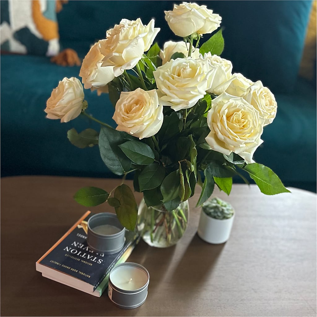 Long Stem Yellow Rose Bouquet –  Corona Rose Flowers, Corona CA