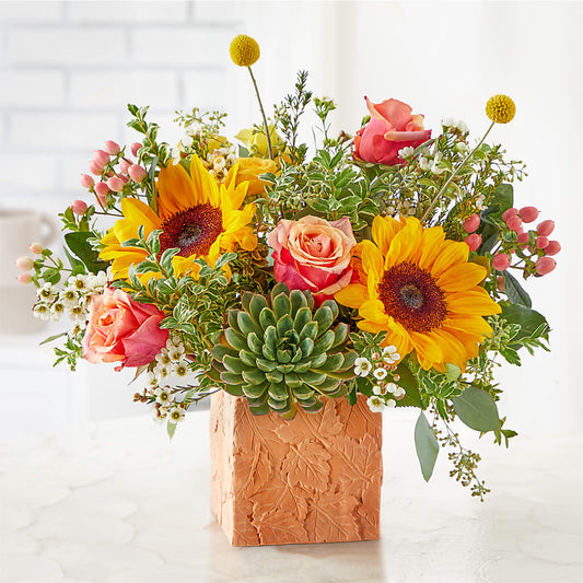 Sunflower Season Bouquet –  Corona Rose Flowers, Corona CA