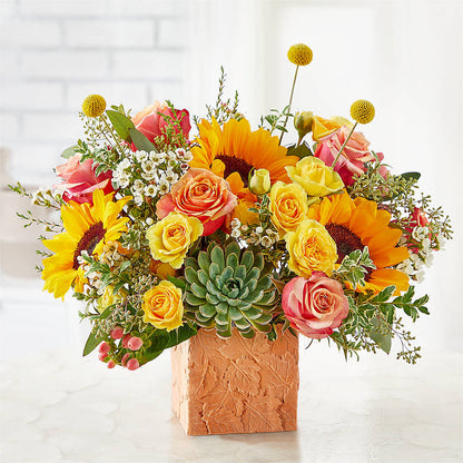 Sunflower Season Bouquet –  Corona Rose Flowers, Corona CA
