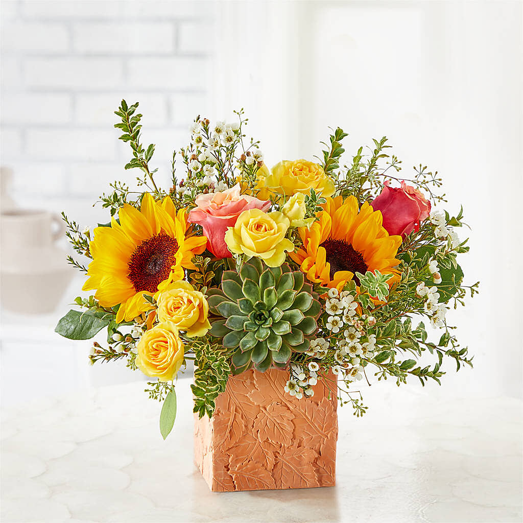 Sunflower Season Bouquet –  Corona Rose Flowers, Corona CA