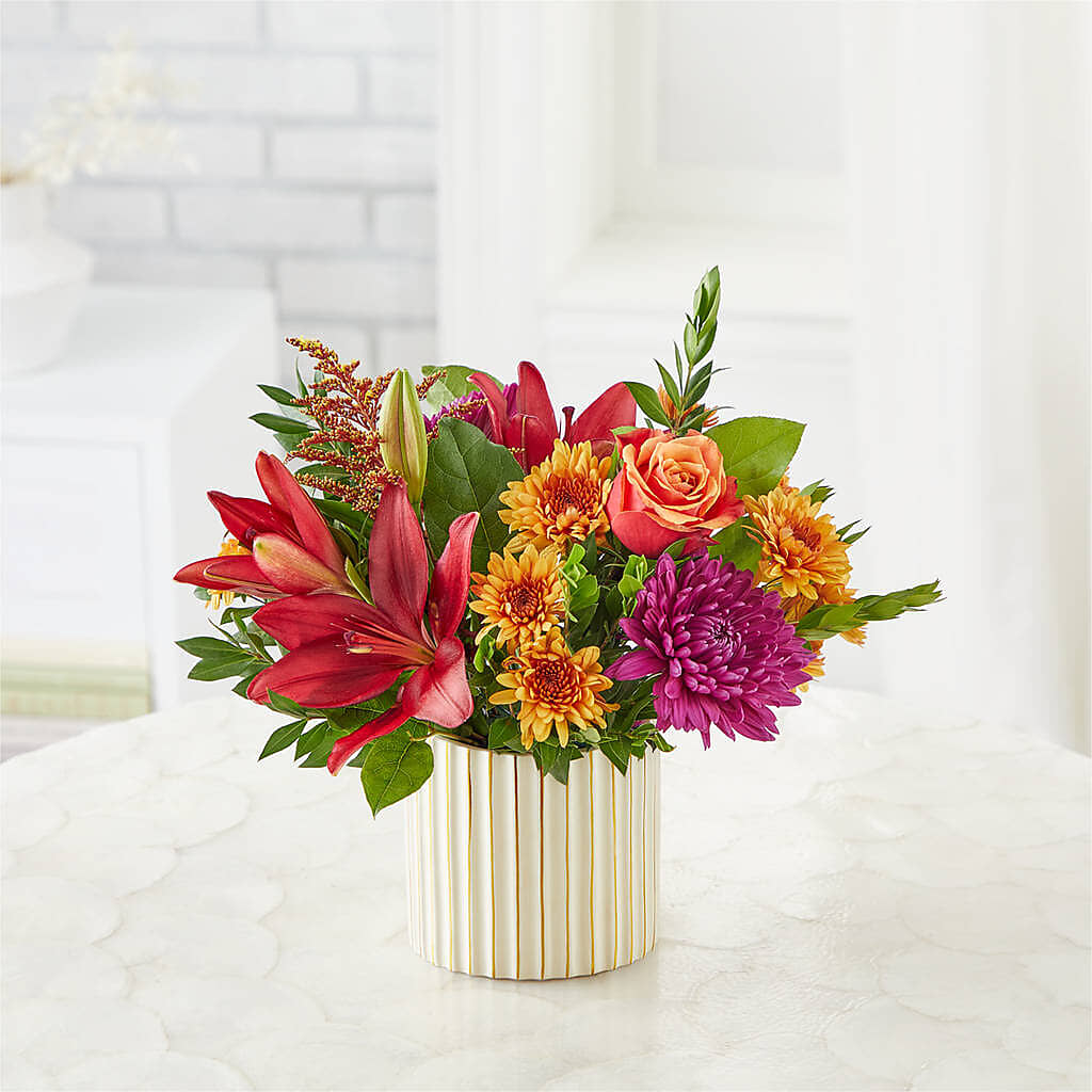 Burgundy Landscape Bouquet –  Corona Rose Flowers, Corona CA