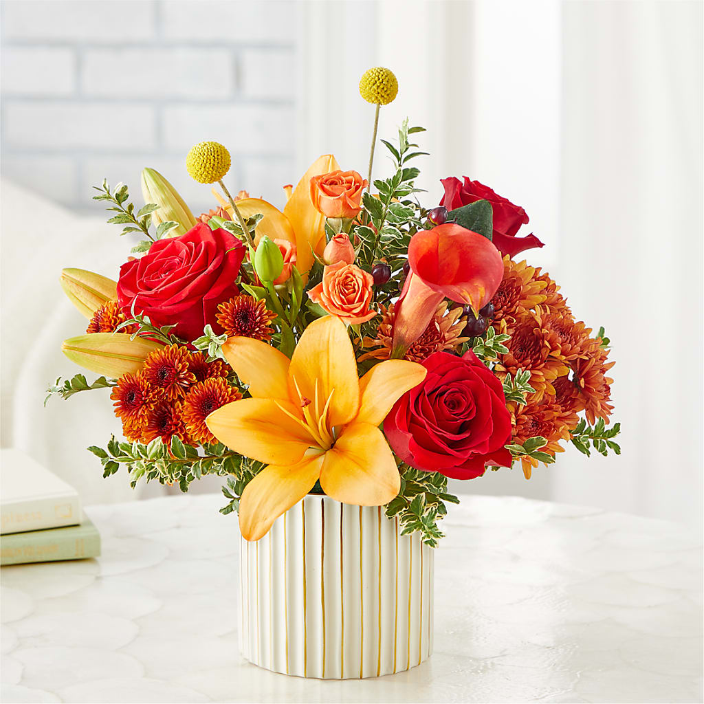 Scarlet Skies Bouquet –  Corona Rose Flowers, Corona CA