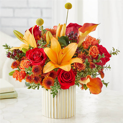 Scarlet Skies Bouquet –  Corona Rose Flowers, Corona CA