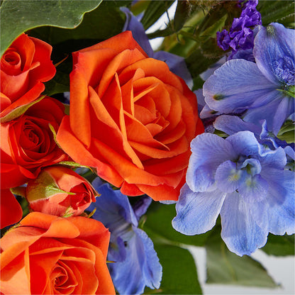 Radiant Citrus Bouquet –  Corona Rose Flowers, Corona CA