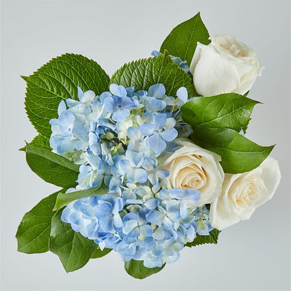 Sky Blue Delight Bouquet –  Corona Rose Flowers, Corona CA