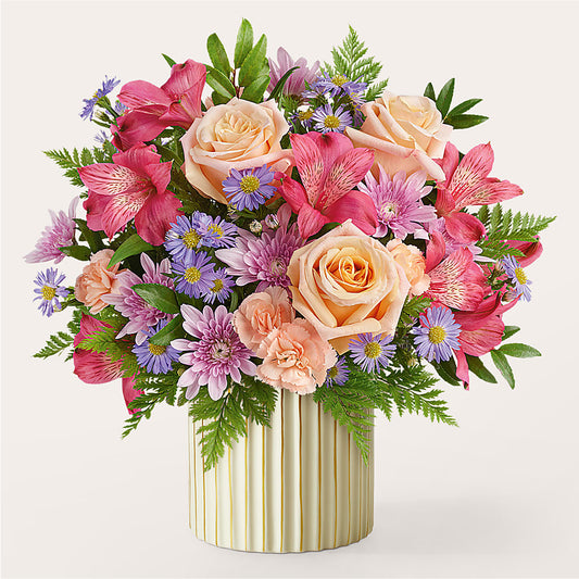 Sunset Serenade Bouquet –  Corona Rose Flowers, Corona CA