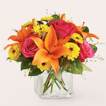 Neon Lights Bouquet –  Corona Rose Flowers, Corona CA