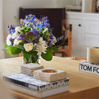 Cerulean Waves Bouquet –  Corona Rose Flowers, Corona CA