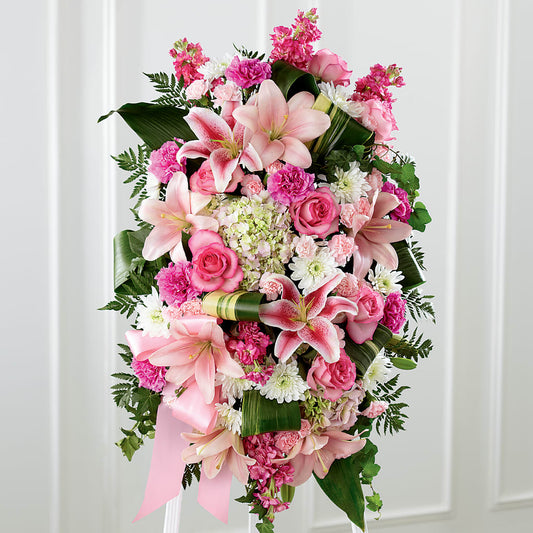 Comforting Standing Spray –  Corona Rose Flowers, Corona CA