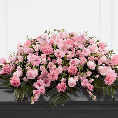 Garden of Comfort Casket Spray (Standard) –  Corona Rose Flowers, Corona CA