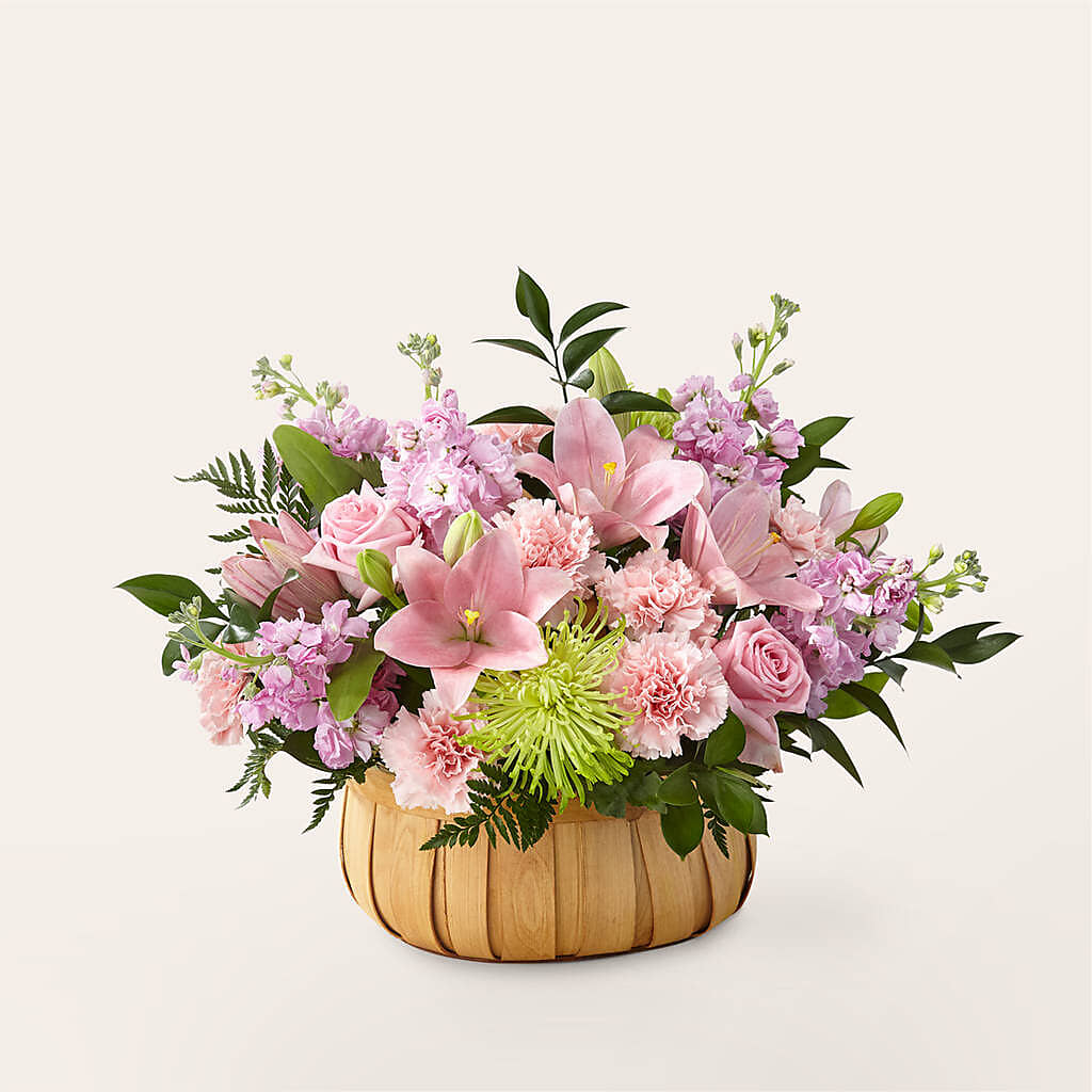Beautiful Spirit Basket –  Corona Rose Flowers, Corona CA