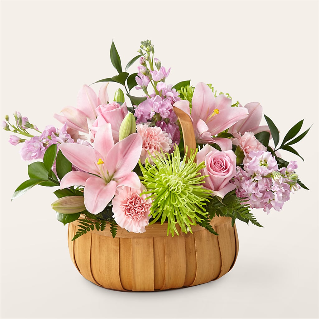 Beautiful Spirit Basket –  Corona Rose Flowers, Corona CA