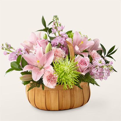 Beautiful Spirit Basket –  Corona Rose Flowers, Corona CA