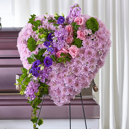Treasured Love Standing Heart –  Corona Rose Flowers, Corona CA
