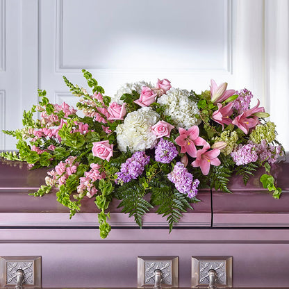 Life's Gratitude Casket Spray –  Corona Rose Flowers, Corona CA