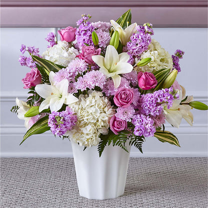 Heaven Sent Floor Basket –  Corona Rose Flowers, Corona CA