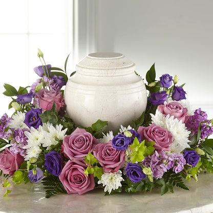 Blooming Sympathy Cremation Adornment –  Corona Rose Flowers, Corona CA