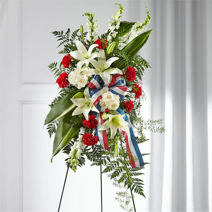 Stars of Life Standing Spray –  Corona Rose Flowers, Corona CA