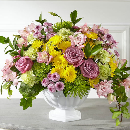 Healing Thoughts Arrangement –  Corona Rose Flowers, Corona CA