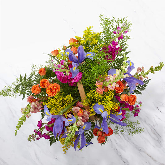 Garden of Life Basket –  Corona Rose Flowers, Corona CA