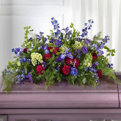 Always Treasured Casket Spray –  Corona Rose Flowers, Corona CA