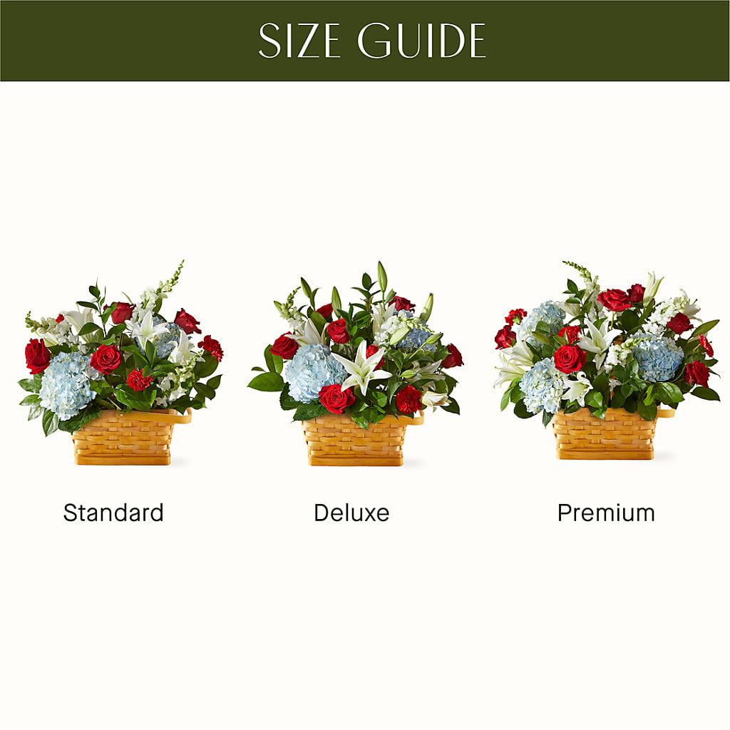 Greater Glory Basket –  Corona Rose Flowers, Corona CA