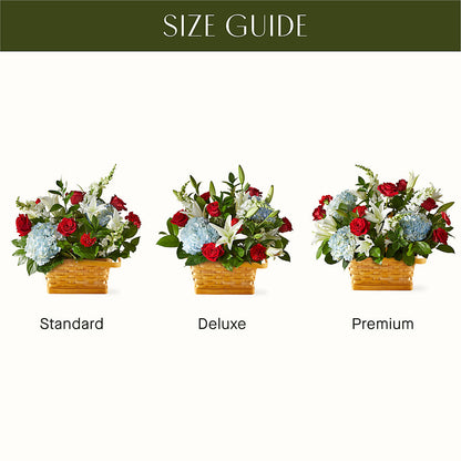 Greater Glory Basket –  Corona Rose Flowers, Corona CA