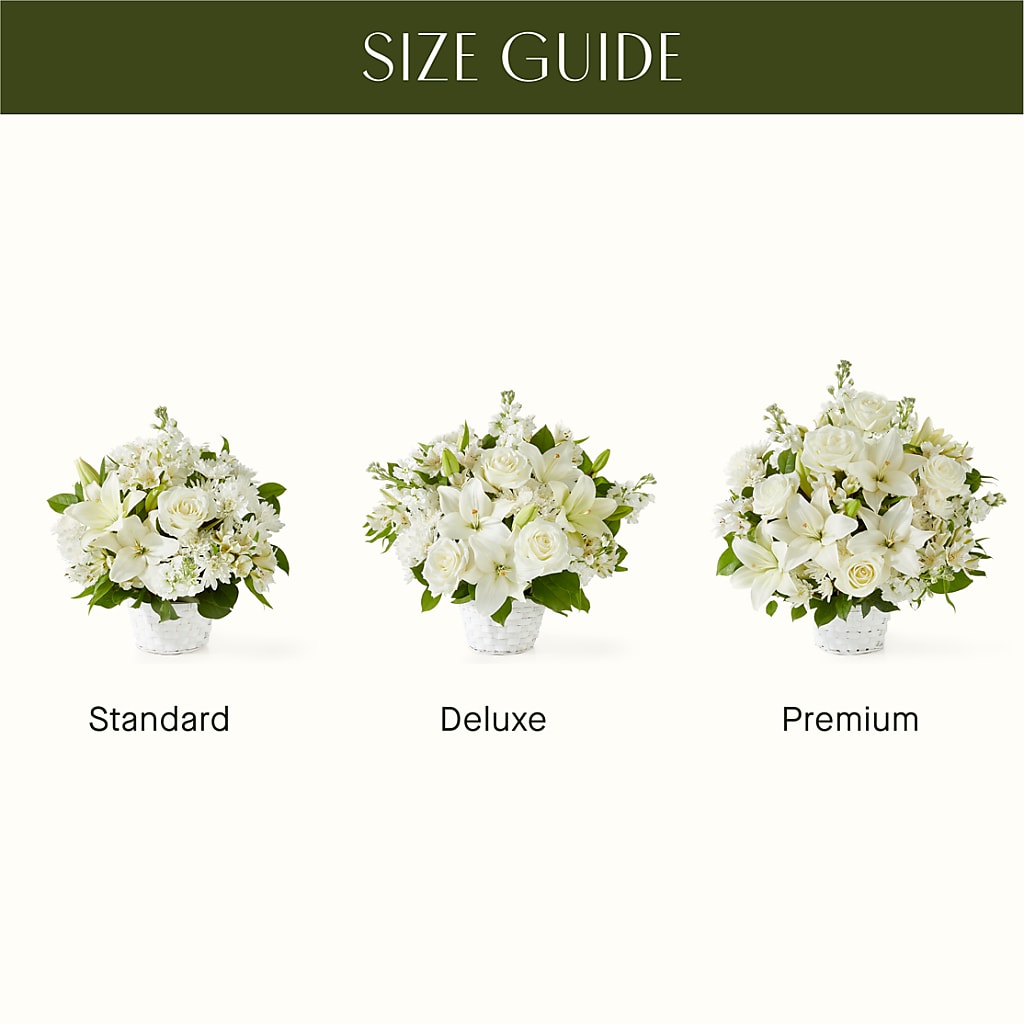 Peaceful Reflections Arrangement –  Corona Rose Flowers, Corona CA