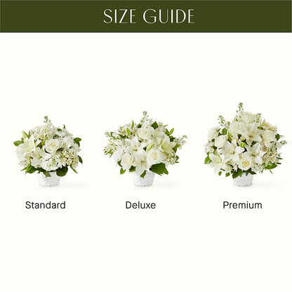 Peaceful Reflections Arrangement –  Corona Rose Flowers, Corona CA