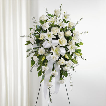 With Care Standing Spray –  Corona Rose Flowers, Corona CA