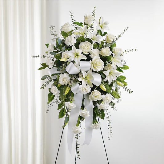 With Care Standing Spray –  Corona Rose Flowers, Corona CA