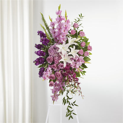 Never Alone Standing Spray –  Corona Rose Flowers, Corona CA