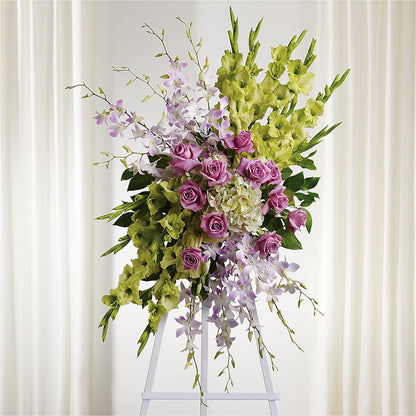 Lasting Legacy Standing Spray –  Corona Rose Flowers, Corona CA