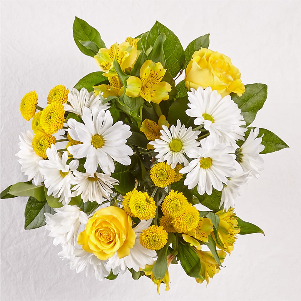Sunny Sentiments Bouquet –  Corona Rose Flowers, Corona CA