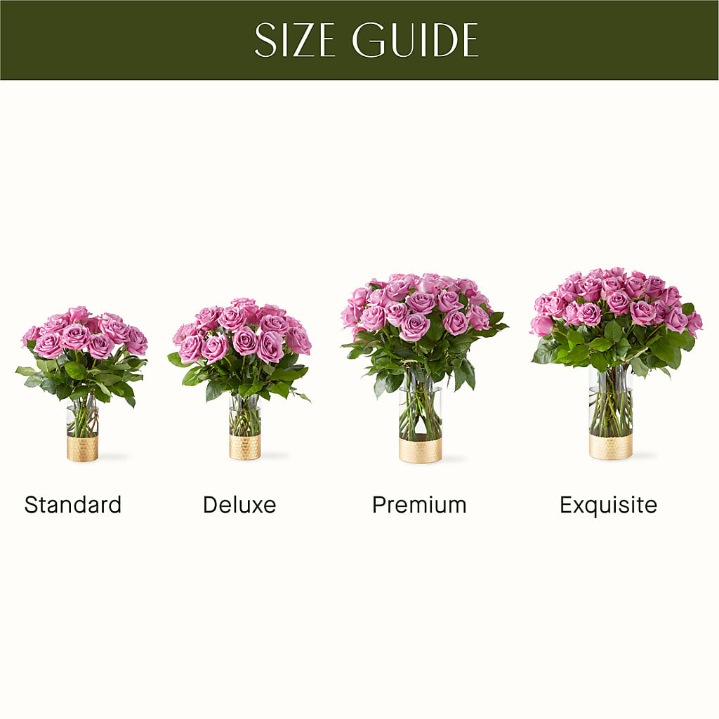 Secret Admirer Lavender Rose Bouquet –  Corona Rose Flowers, Corona CA