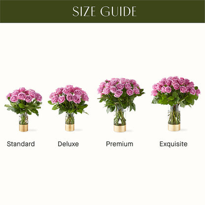 Secret Admirer Lavender Rose Bouquet –  Corona Rose Flowers, Corona CA