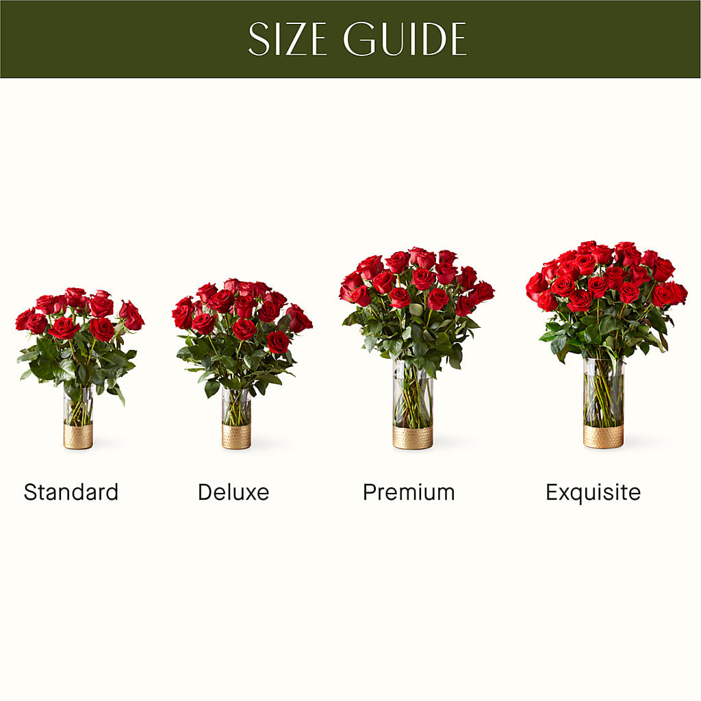 Classic Love Red Rose Bouquet –  Corona Rose Flowers, Corona CA