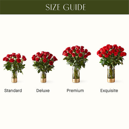 Classic Love Red Rose Bouquet –  Corona Rose Flowers, Corona CA