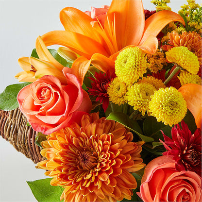 Bouquet of Blessings Cornucopia –  Corona Rose Flowers, Corona CA