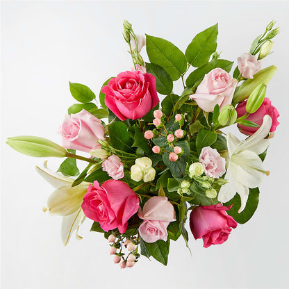 Made Me Blush Bouquet –  Corona Rose Flowers, Corona CA