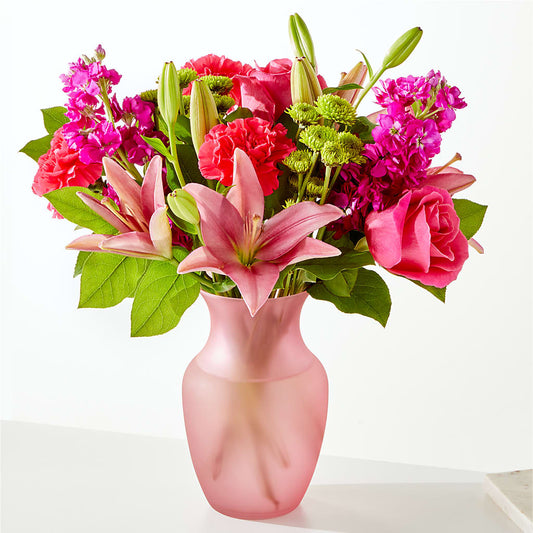 Watermelon Crush Bouquet –  Corona Rose Flowers, Corona CA