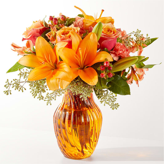 Afternoon Light Bouquet –  Corona Rose Flowers, Corona CA