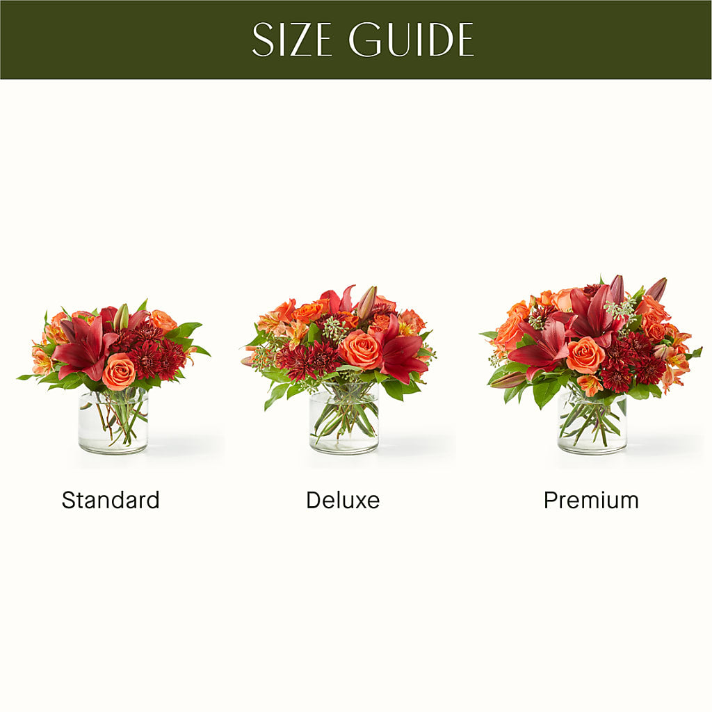 Crimson Leaves Bouquet –  Corona Rose Flowers, Corona CA