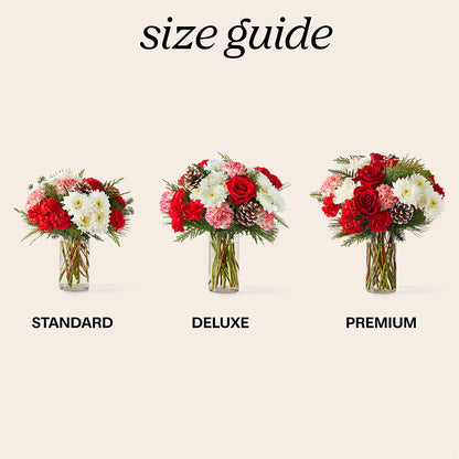 Candy Cane Lane Bouquet –  Corona Rose Flowers, Corona CA