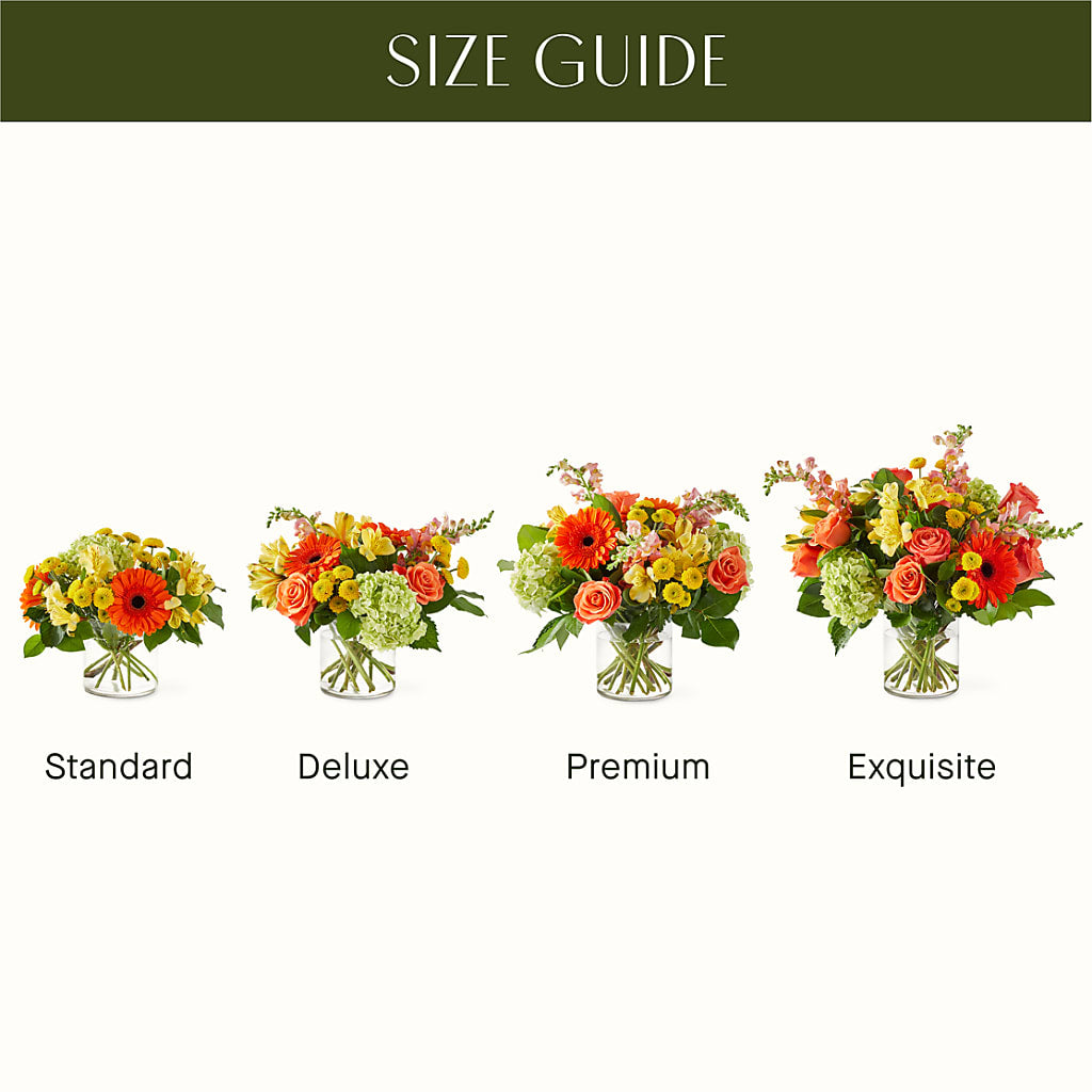 Autumn Sunshine Bouquet –  Corona Rose Flowers, Corona CA