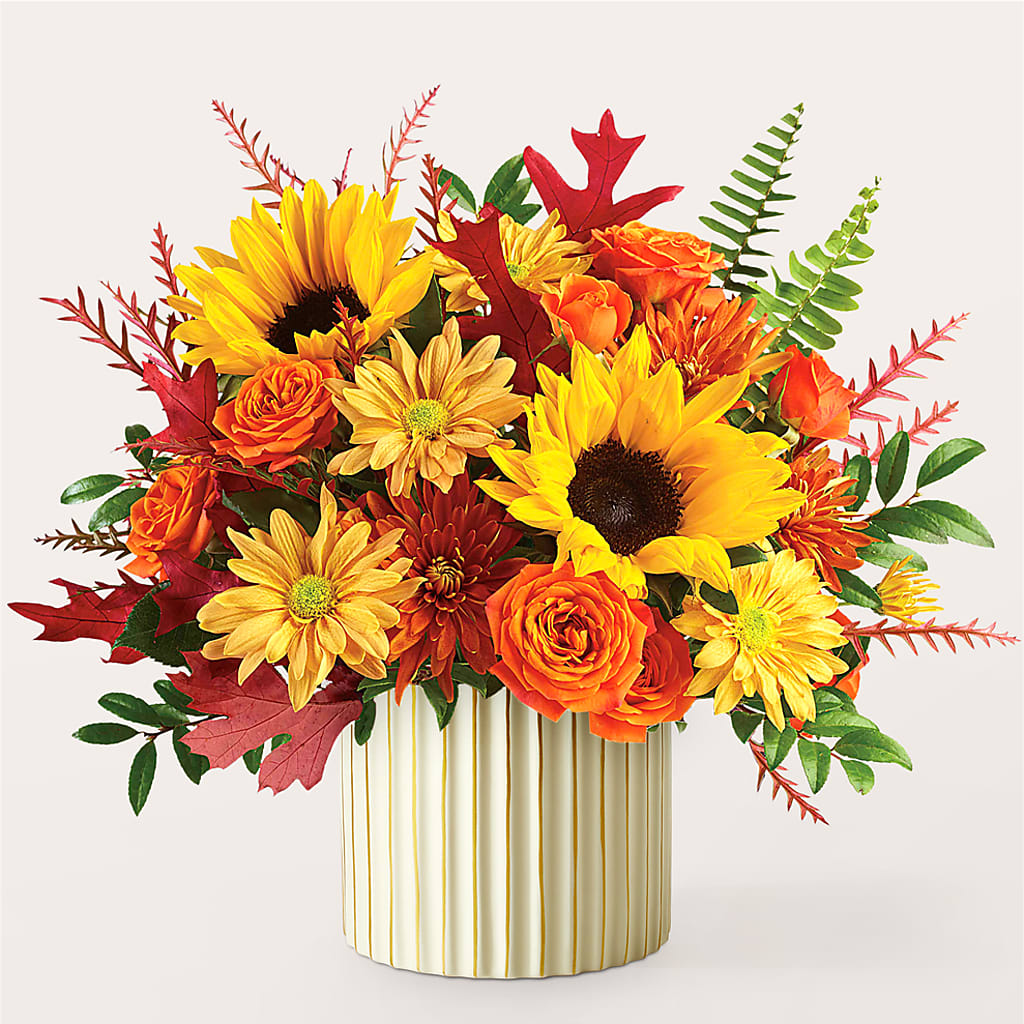 Fall Campfire Bouquet –  Corona Rose Flowers, Corona CA