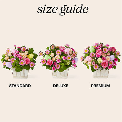 Get Eggcited Basket –  Corona Rose Flowers, Corona CA