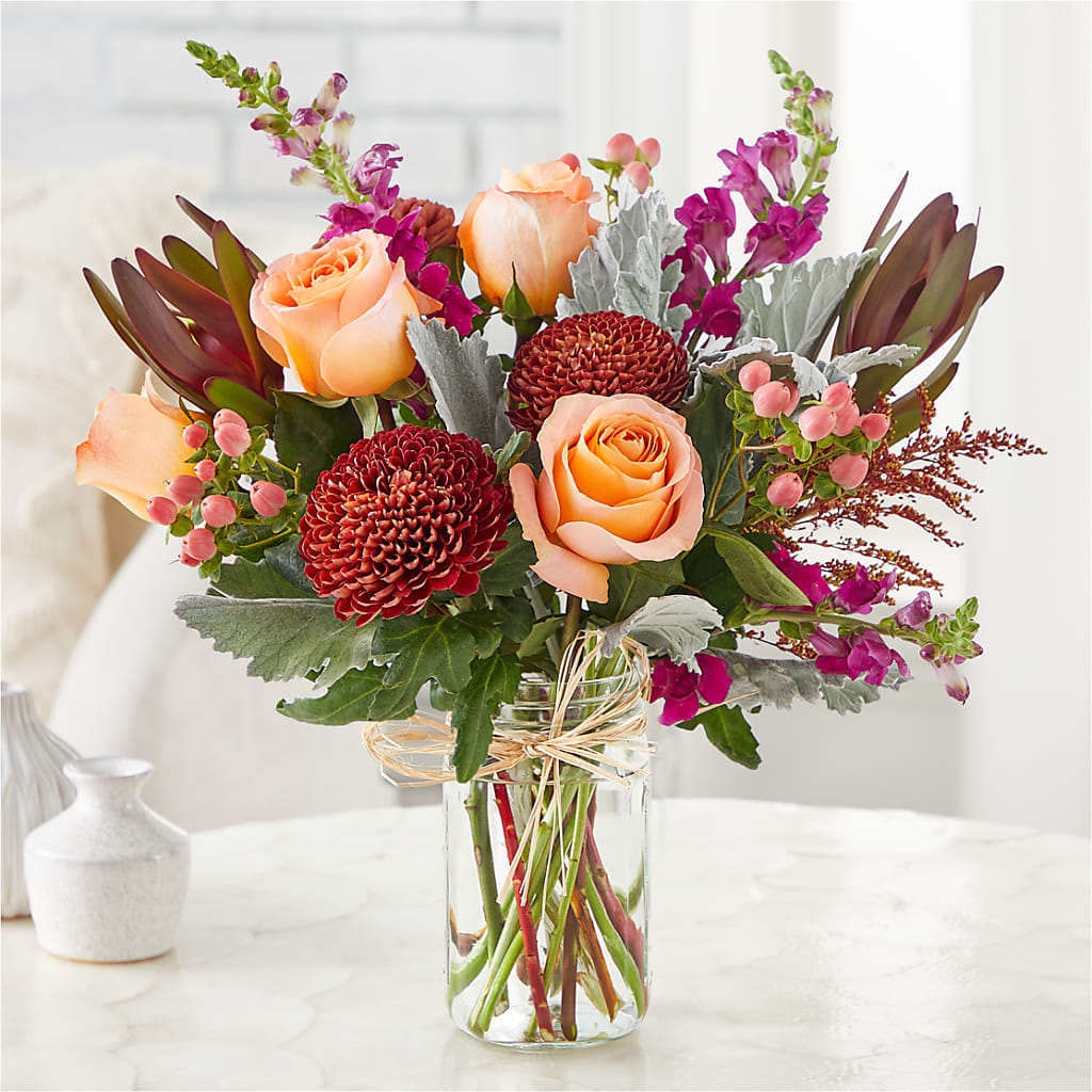 Moody Hues Bouquet –  Corona Rose Flowers, Corona CA