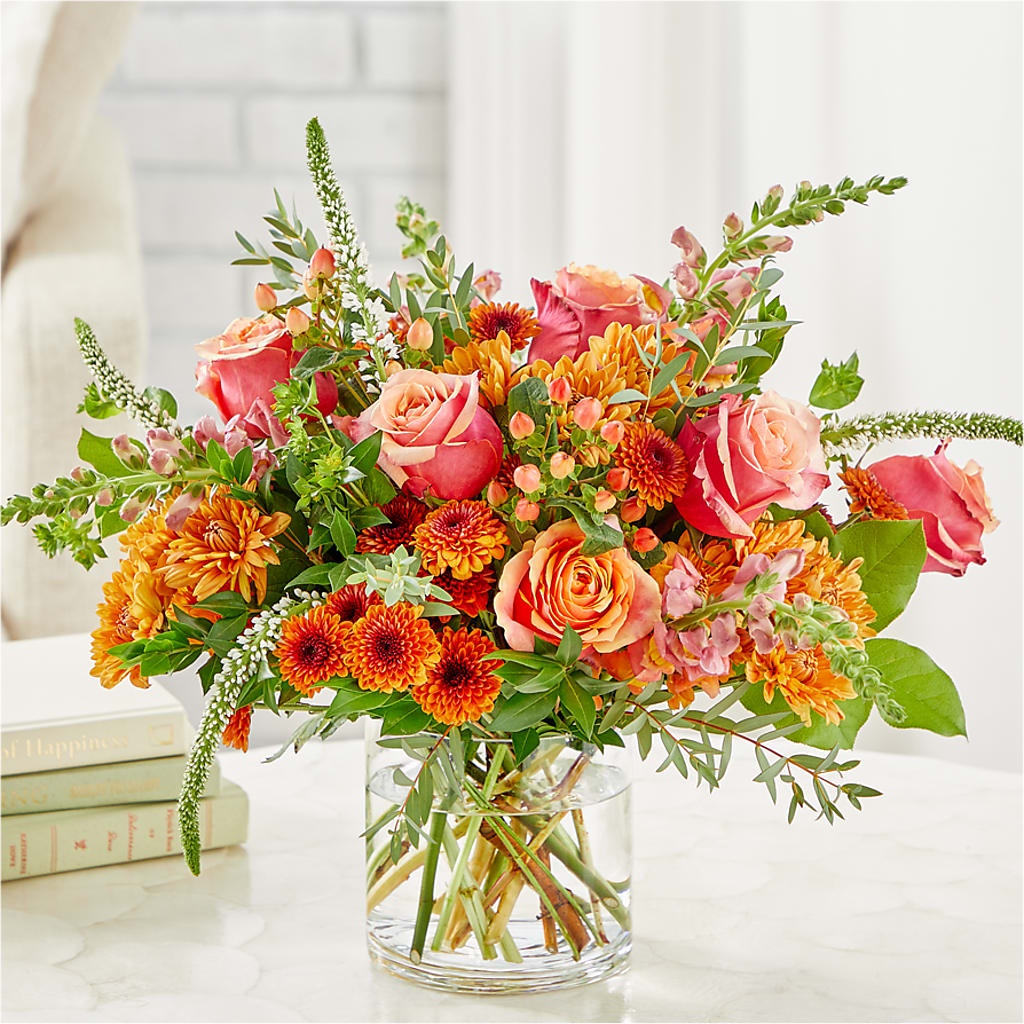 Leafy Trails Bouquet –  Corona Rose Flowers, Corona CA