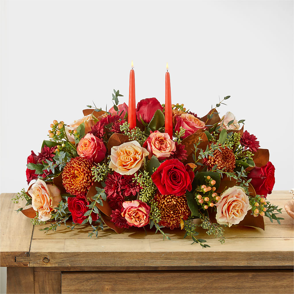 Gather Near Centerpiece –  Corona Rose Flowers, Corona CA